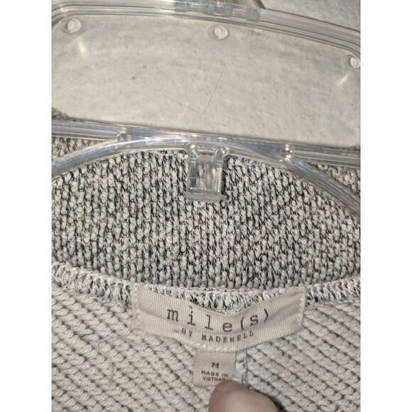 Mile(s) by Madewell Terry Swing Marled Gray Jacket Size M‎ - Picture 14 of 14